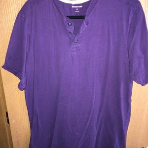 Purple north crest short sleeve shirt